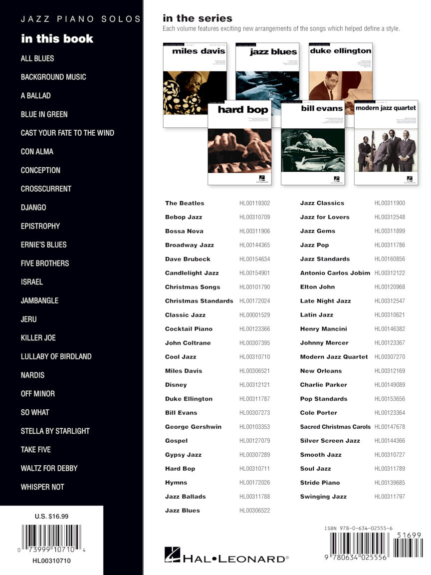 Cool Jazz - Jazz Piano Solos, Vol. 5