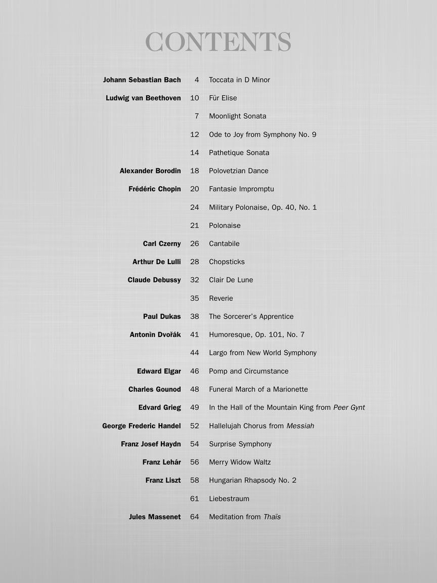 Fifty Easy Classical Themes