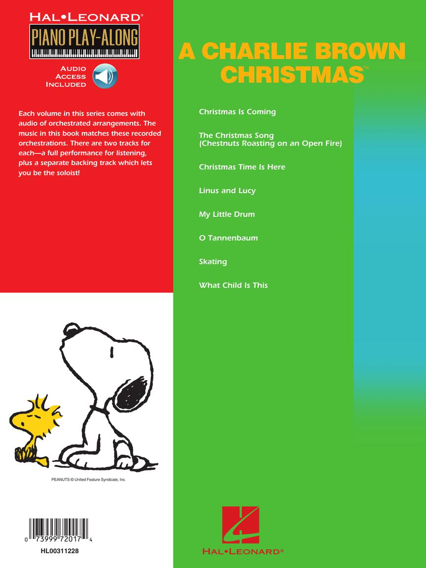 Charlie Brown Christmas - Piano Play-Along Volume 34