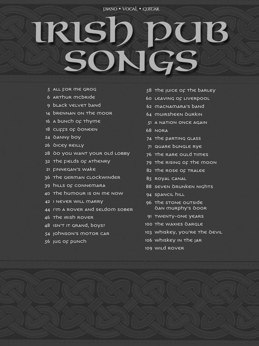 Irish Pub Songs