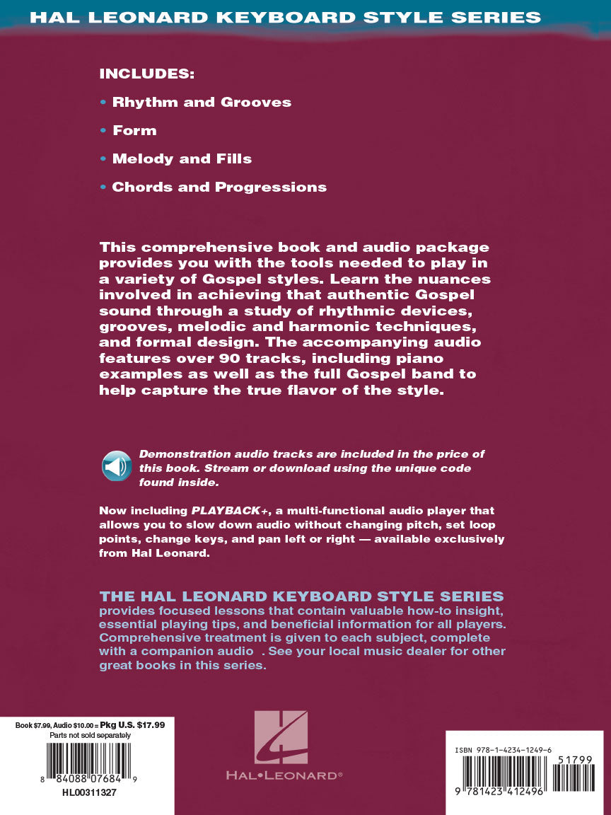 Gospel Piano - Hal Leonard Keyboard Style Series