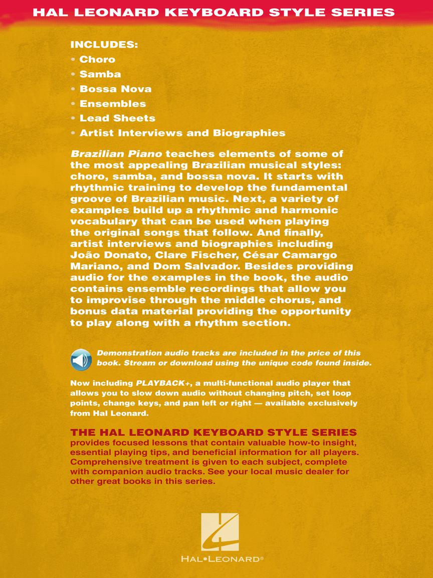 Brazilian Piano - Hal Leonard Keyboard Style Series
