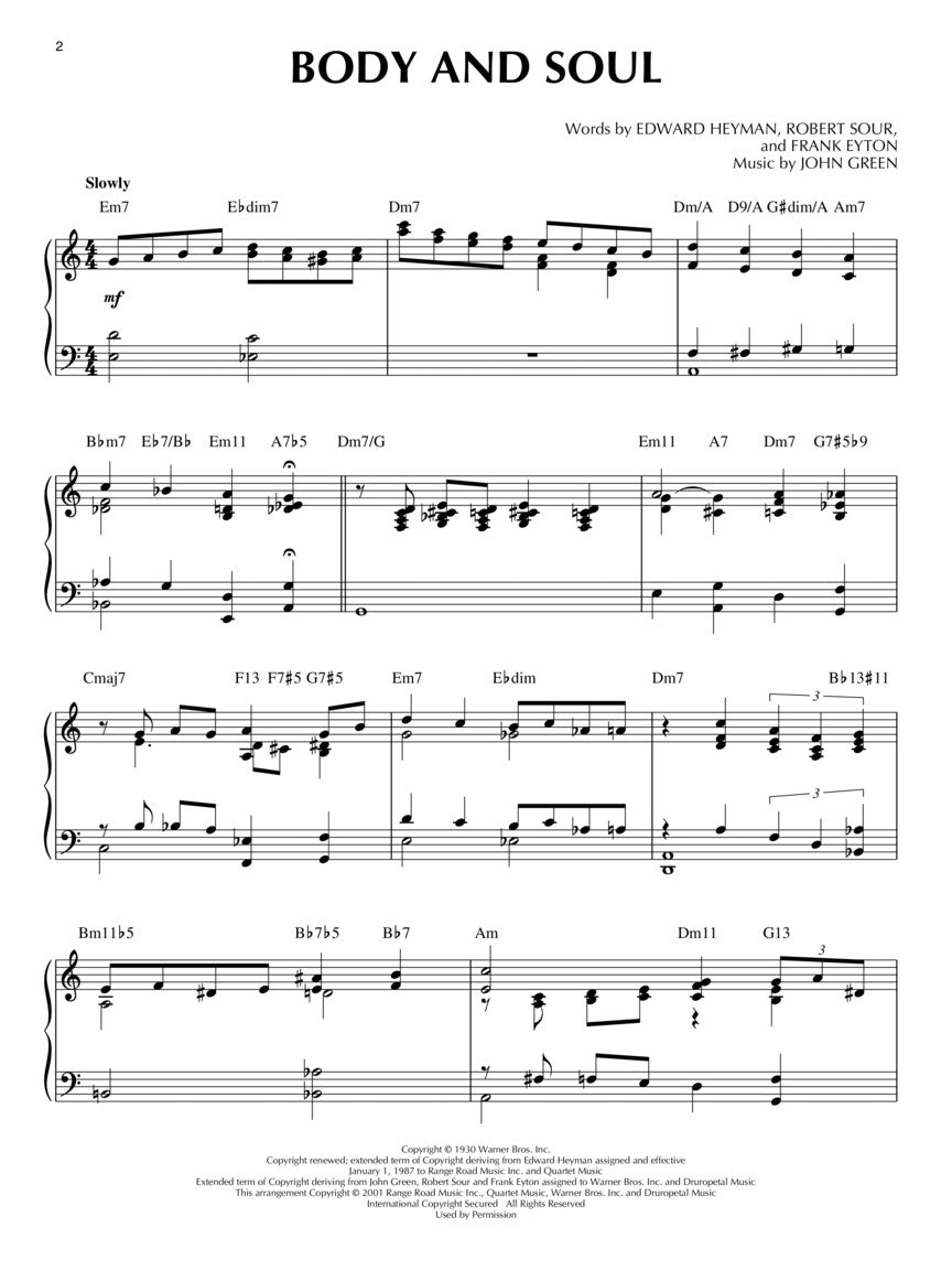 Jazz Ballads - Jazz Piano Solos, Vol. 10