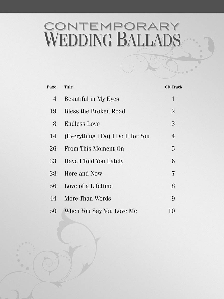 Contemporary Wedding Ballads - Wedding Essentials Series