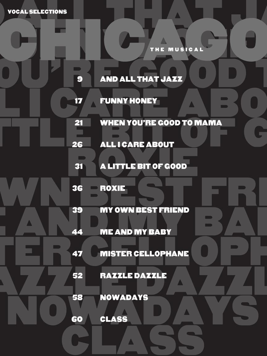 Chicago - Vocal Selections