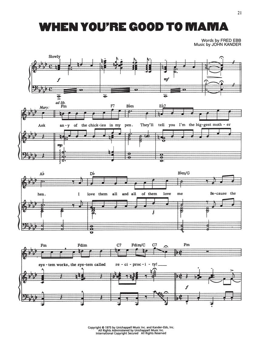 Chicago - Vocal Selections