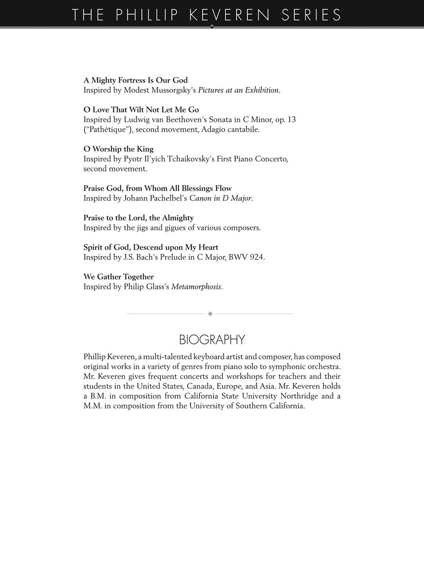 Treasured Hymns for Classical Piano