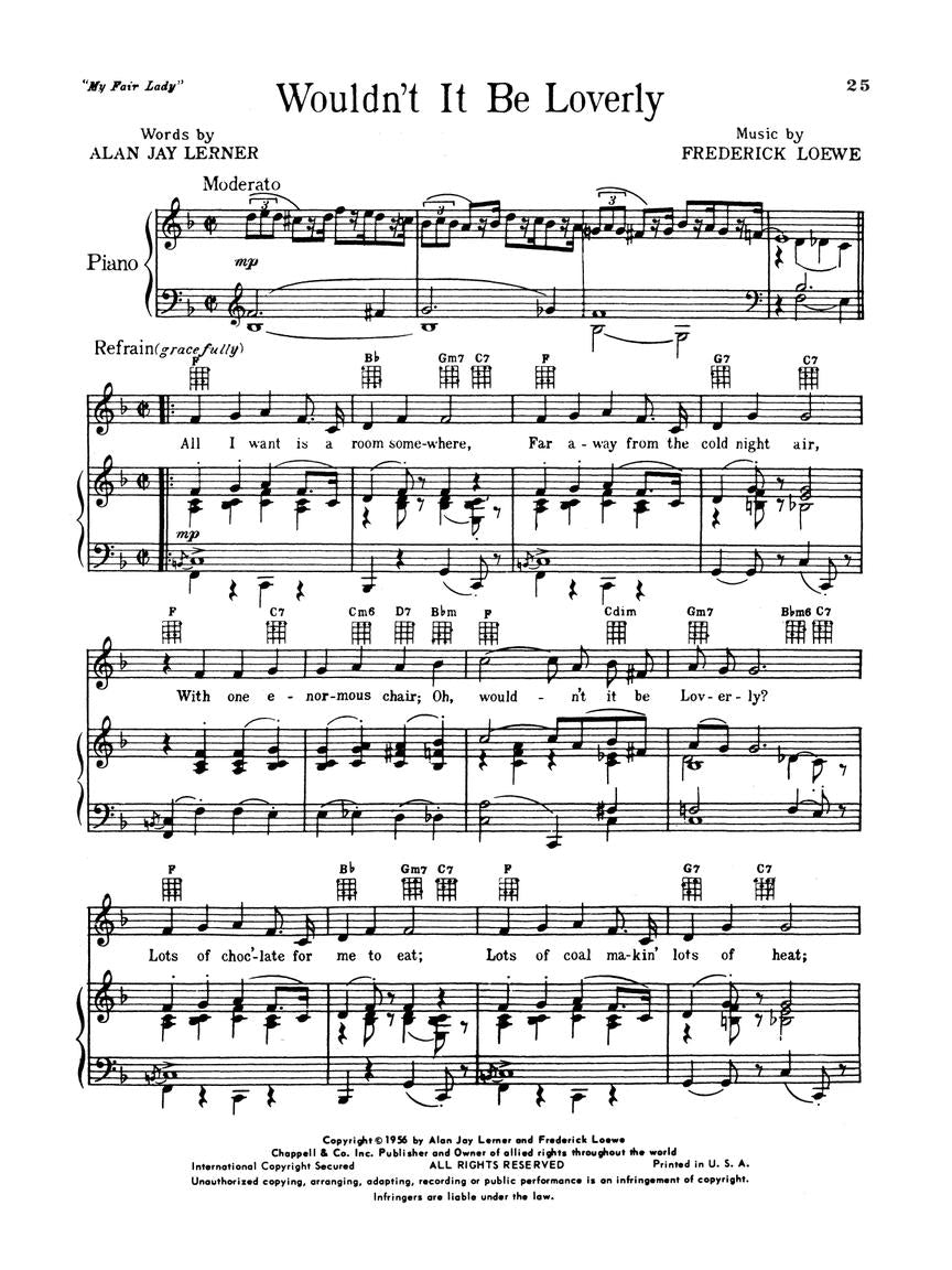 My Fair Lady - Vocal Selections