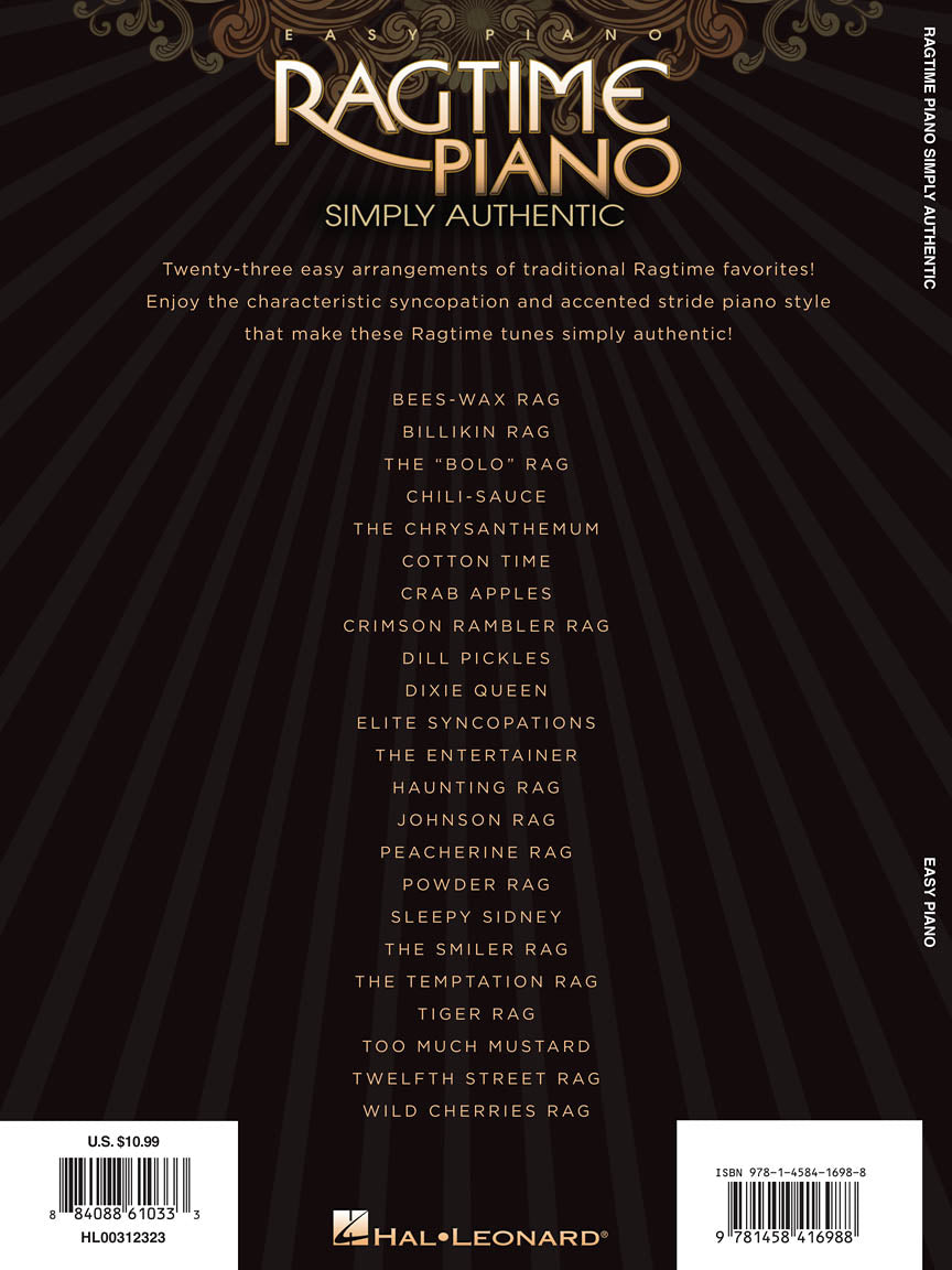 Ragtime Piano - Simply Authentic