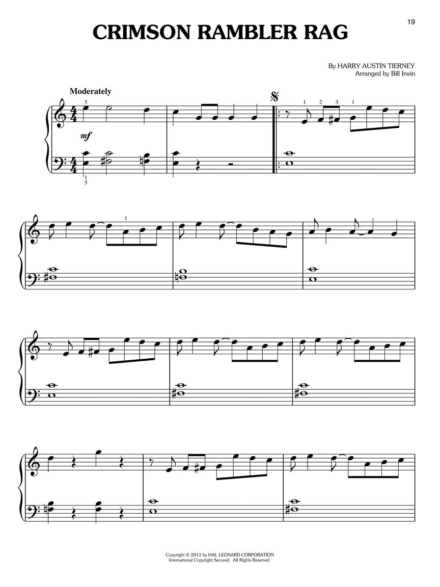 Ragtime Piano - Simply Authentic