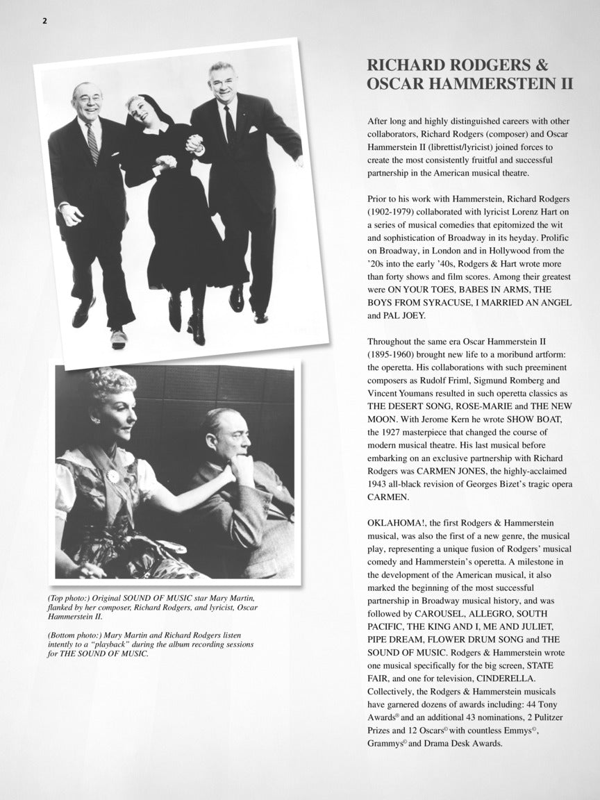 Sound of Music - Revised Vocal Selections