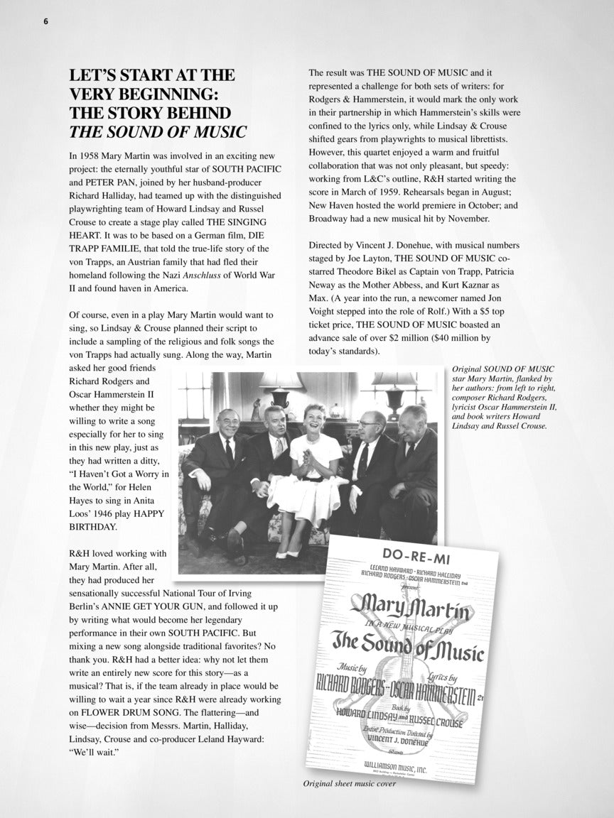 Sound of Music - Revised Vocal Selections