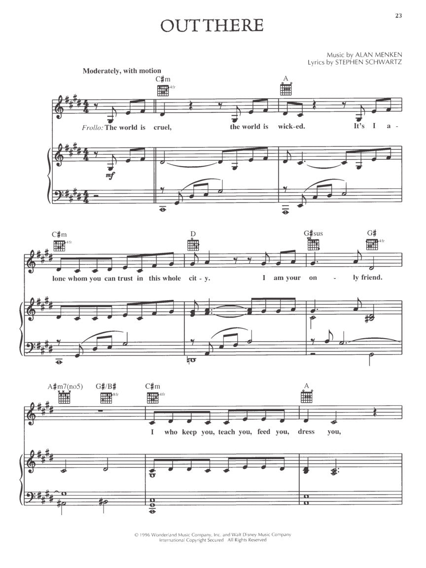 Menken/Schwartz: The Hunchback of Notre Dame (Vocal Collection)