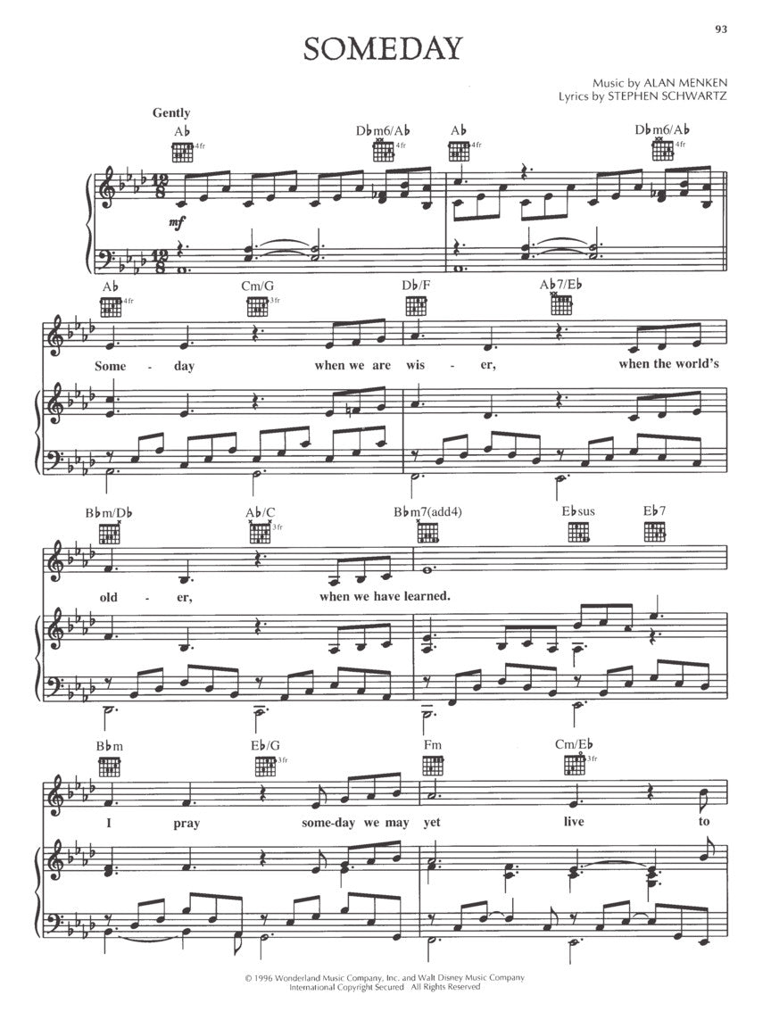 Menken/Schwartz: The Hunchback of Notre Dame (Vocal Collection)