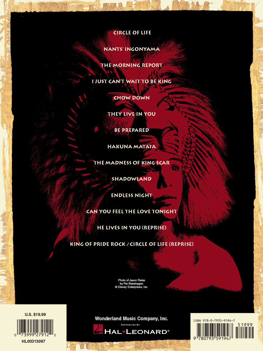 Lion King, The - Broadway Selections