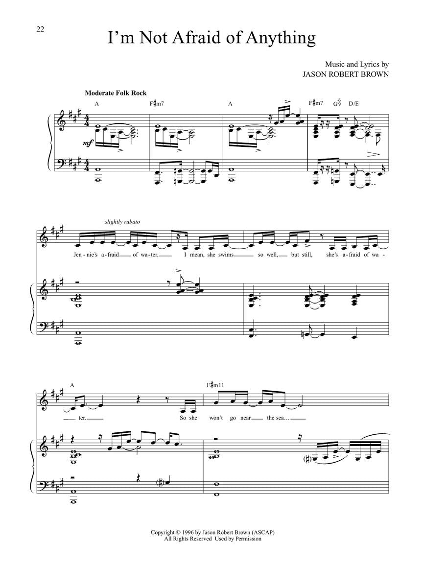 Brown Songs for a New World Vocal Selections