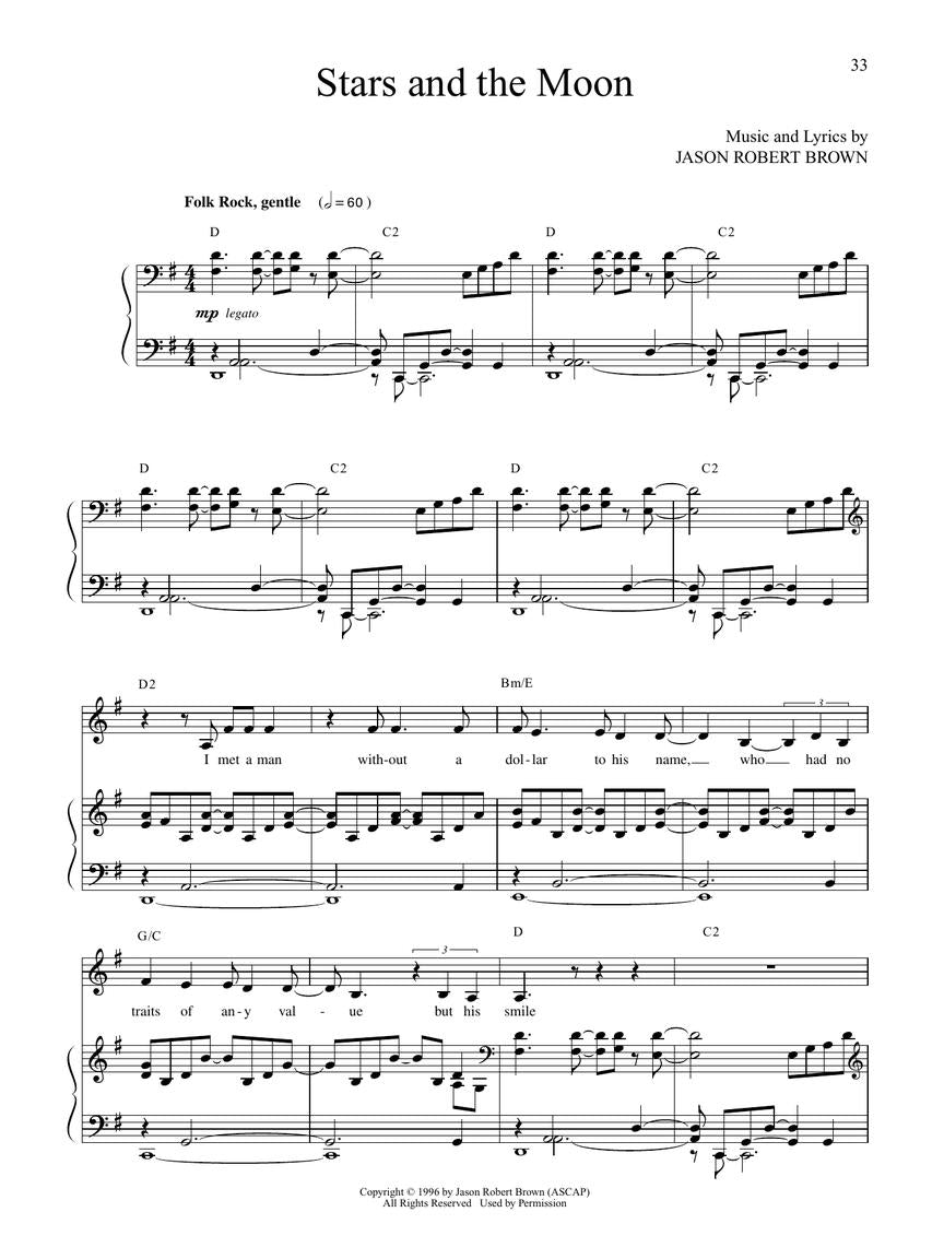 Brown Songs for a New World Vocal Selections