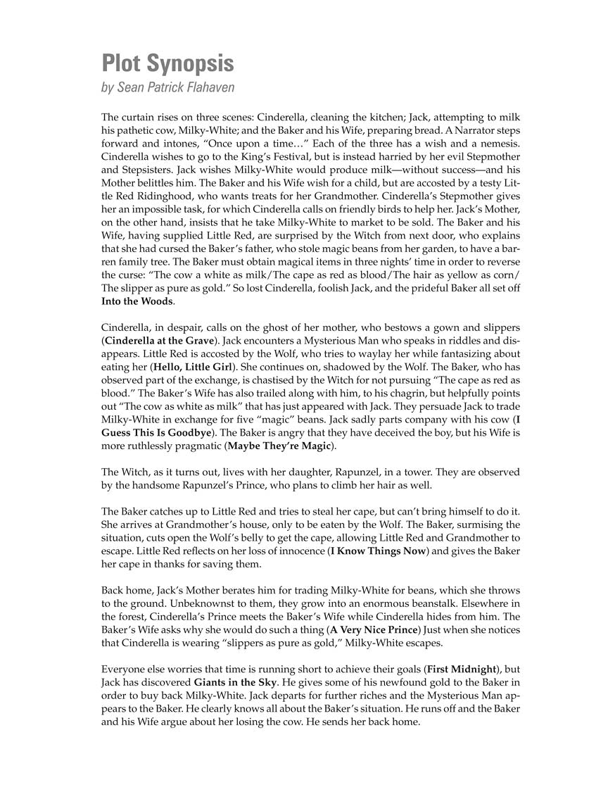 Into the Woods - Vocal Selections