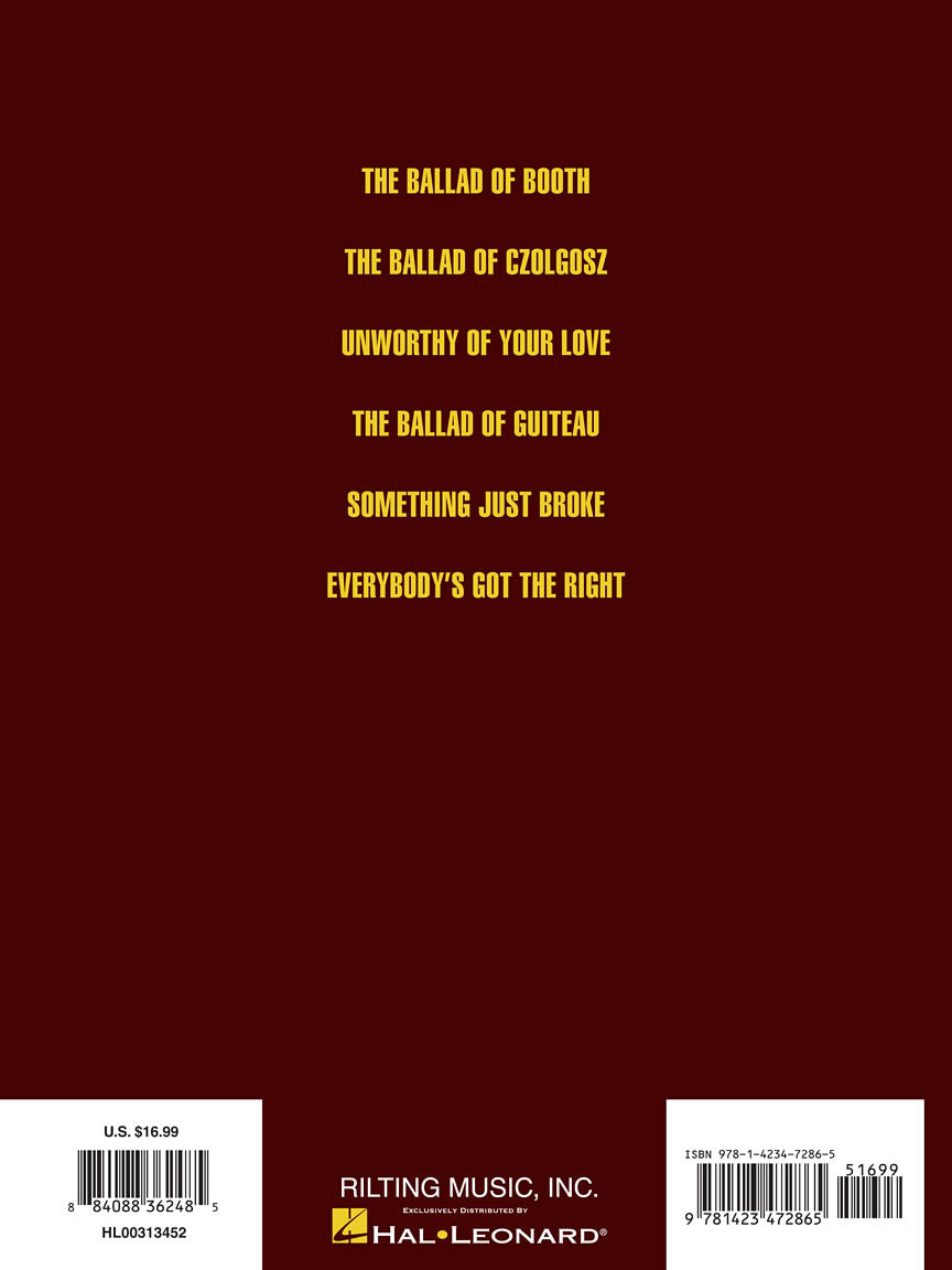 Sondheim Assassins - Vocal Selections