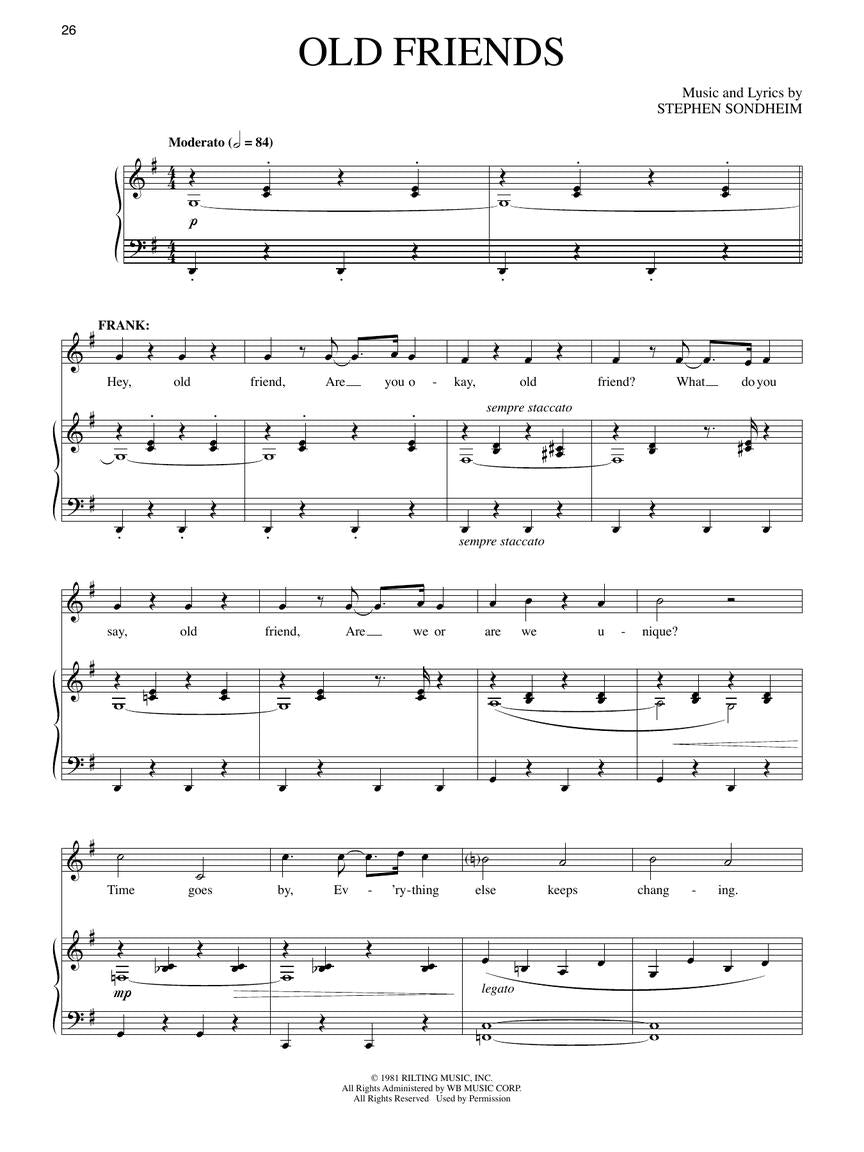 Merrily We Roll Along Vocal Selections