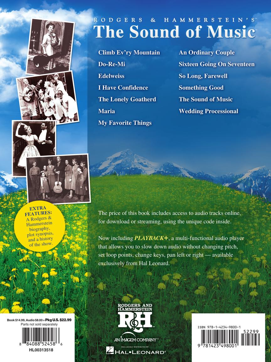 Sound of Music, The - Vocal Selections with Online Audio