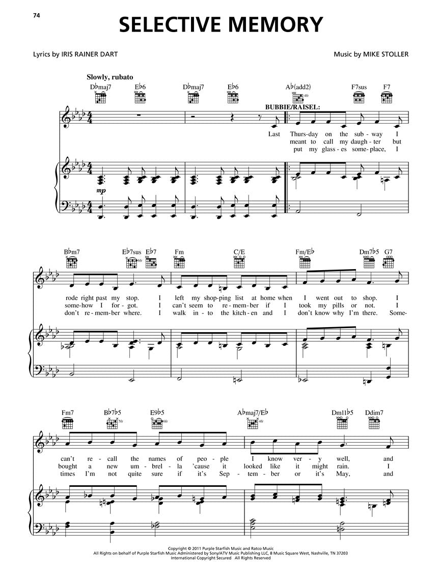 People in the Picture - Piano/Vocal Selections