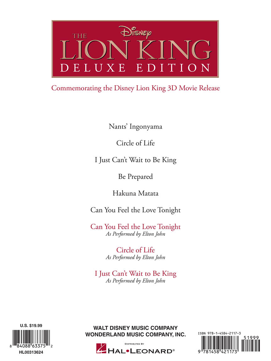 Lion King, The - Deluxe Edition