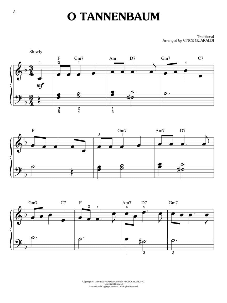 Charlie Brown Christmas, A - Big-Note Piano