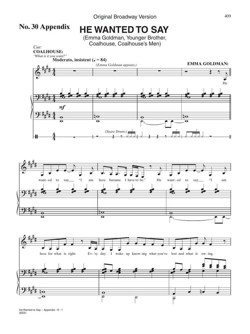 Ragtime the Musical - Vocal Score (Complete)