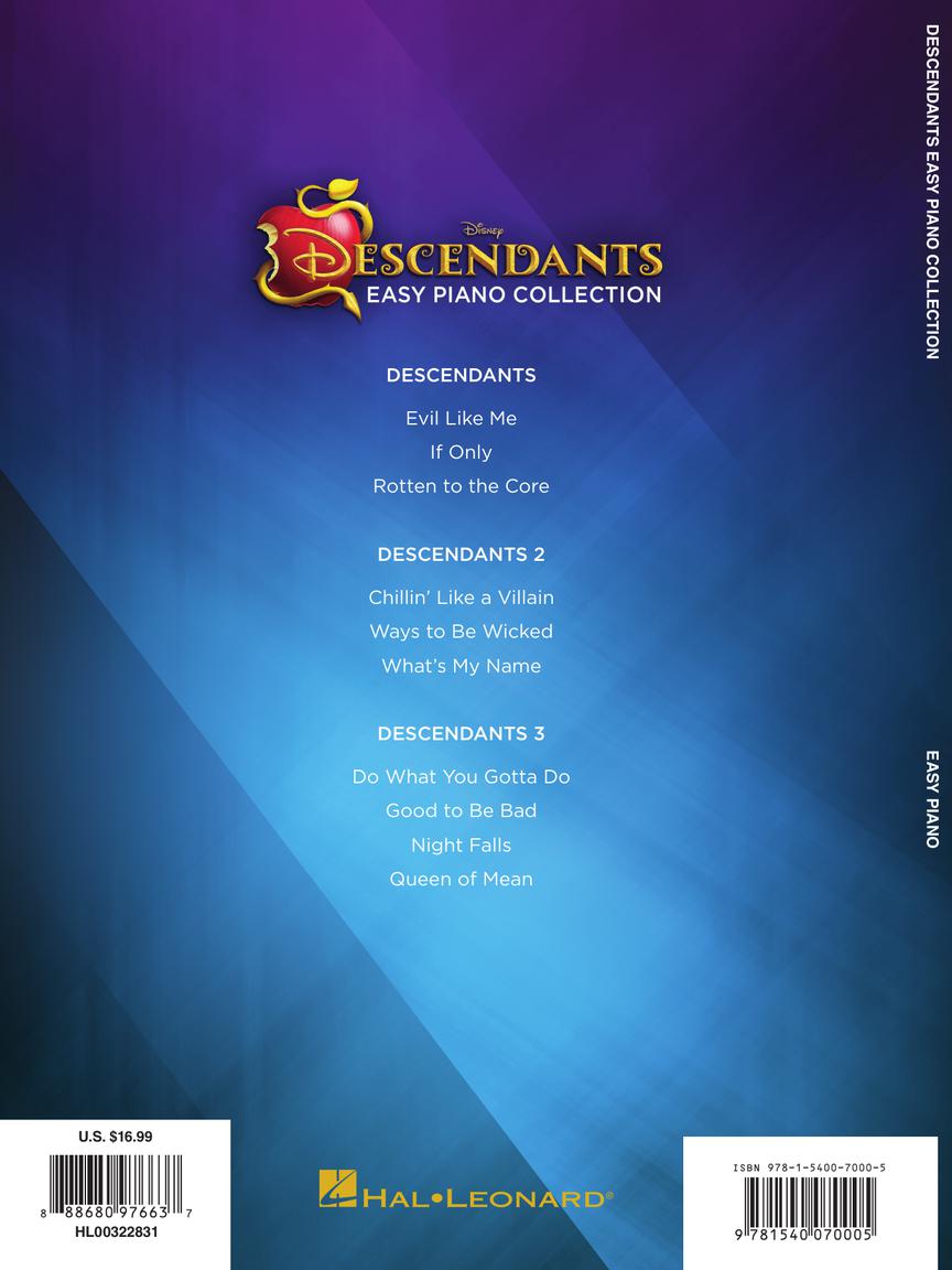 Descendants Easy Piano Collection