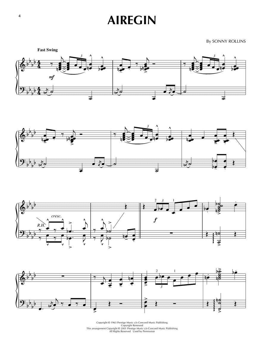 Hard Bop - Jazz Piano Solos, Vol. 6