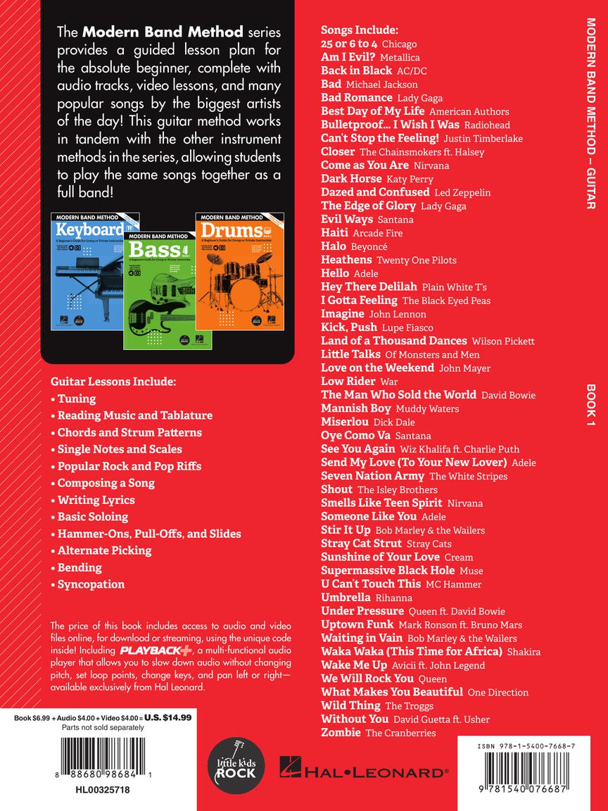 Modern Band Method – Guitar, Book 1