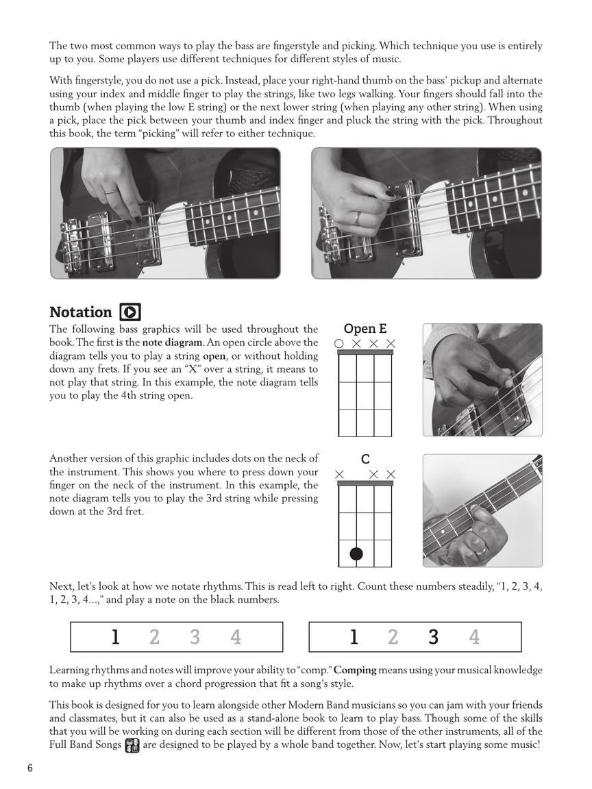Modern Band Method – Bass, Book 1