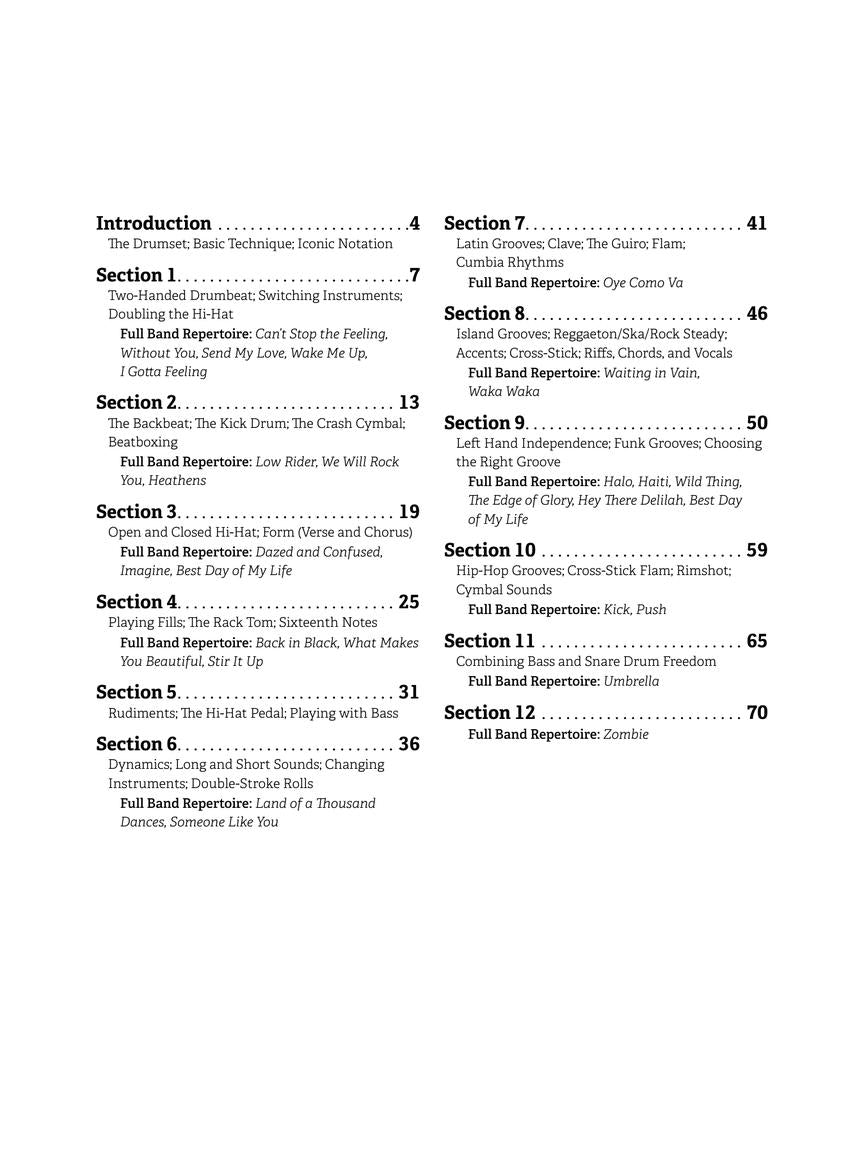 Modern Band Method – Drums, Book 1