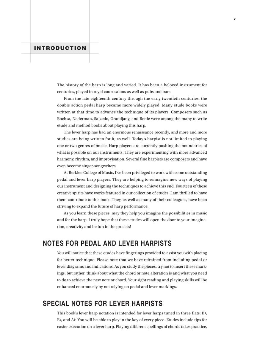 Pomeranz Contemporary Etudes for Harp