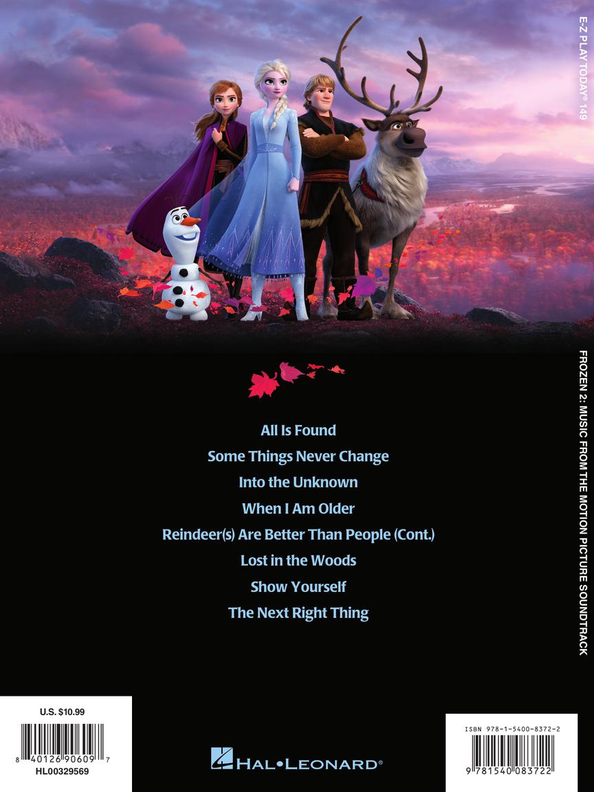 Frozen 2 E-Z Play Today Volume 149