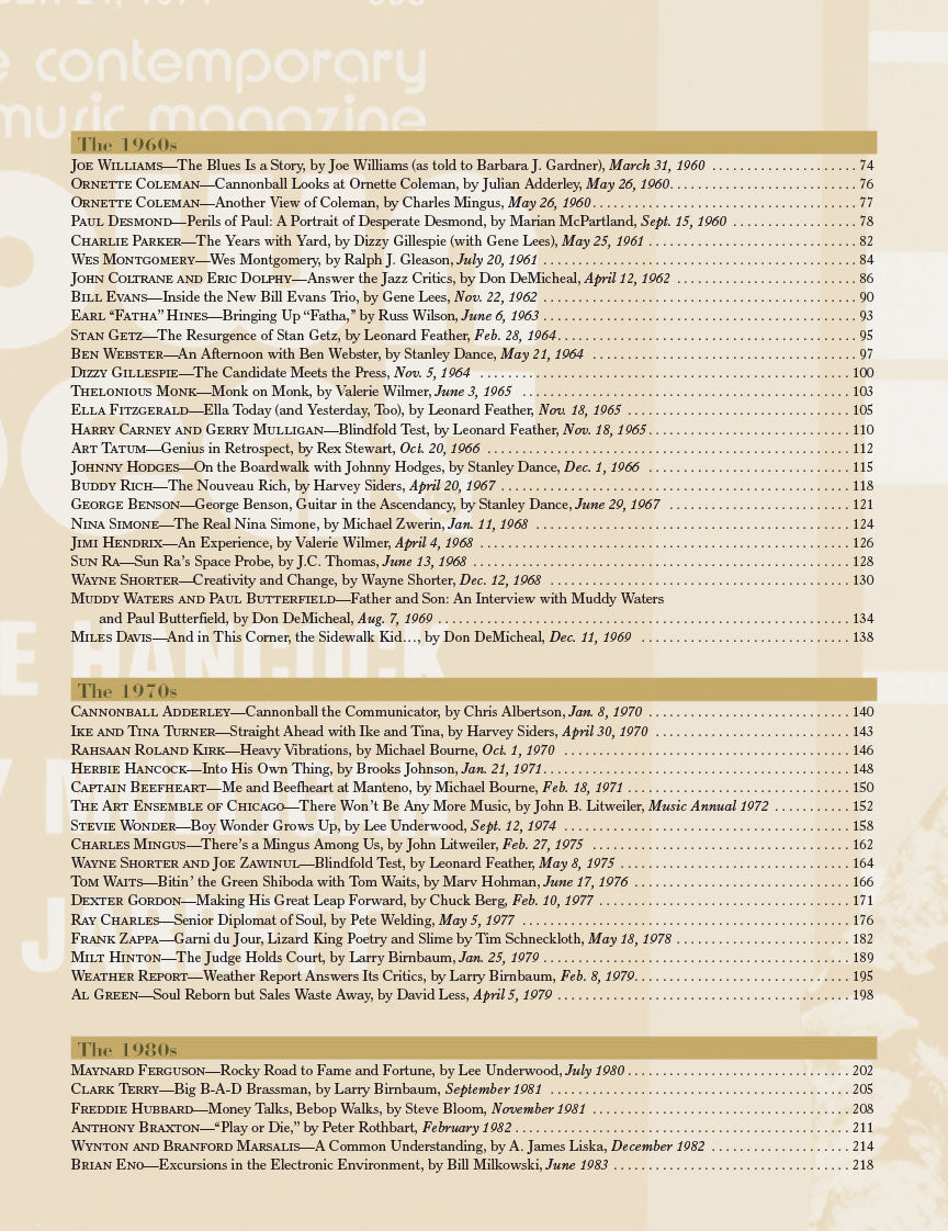 DownBeat - The Great Jazz Interviews