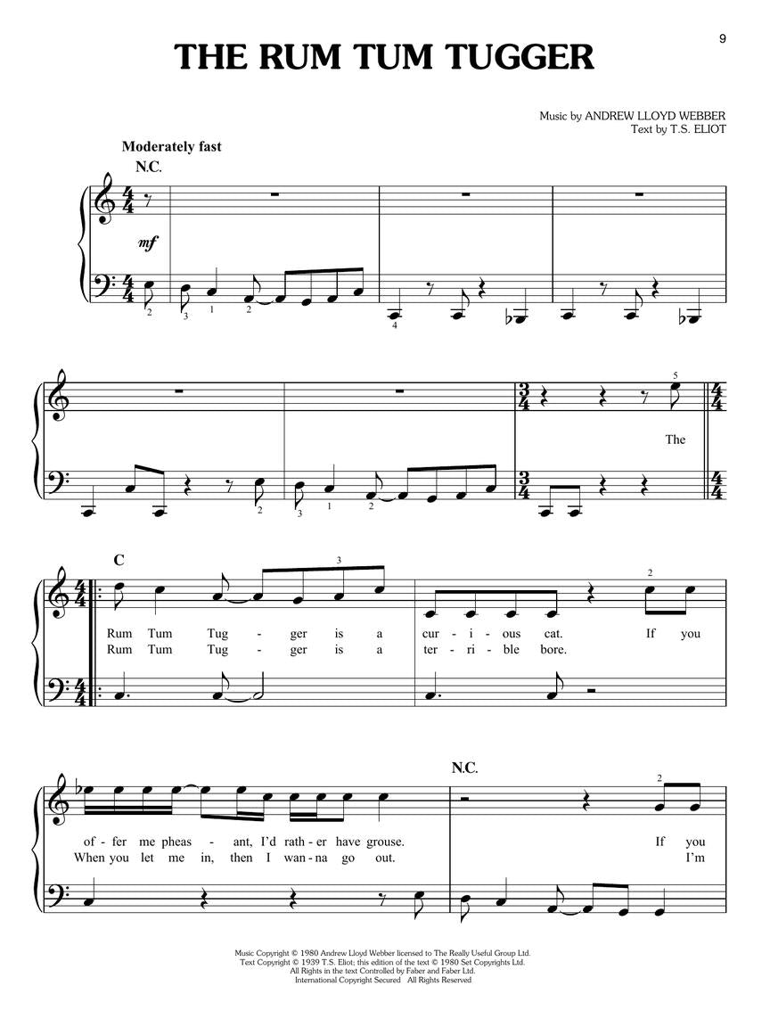 Cats - Movie Easy Piano Selections