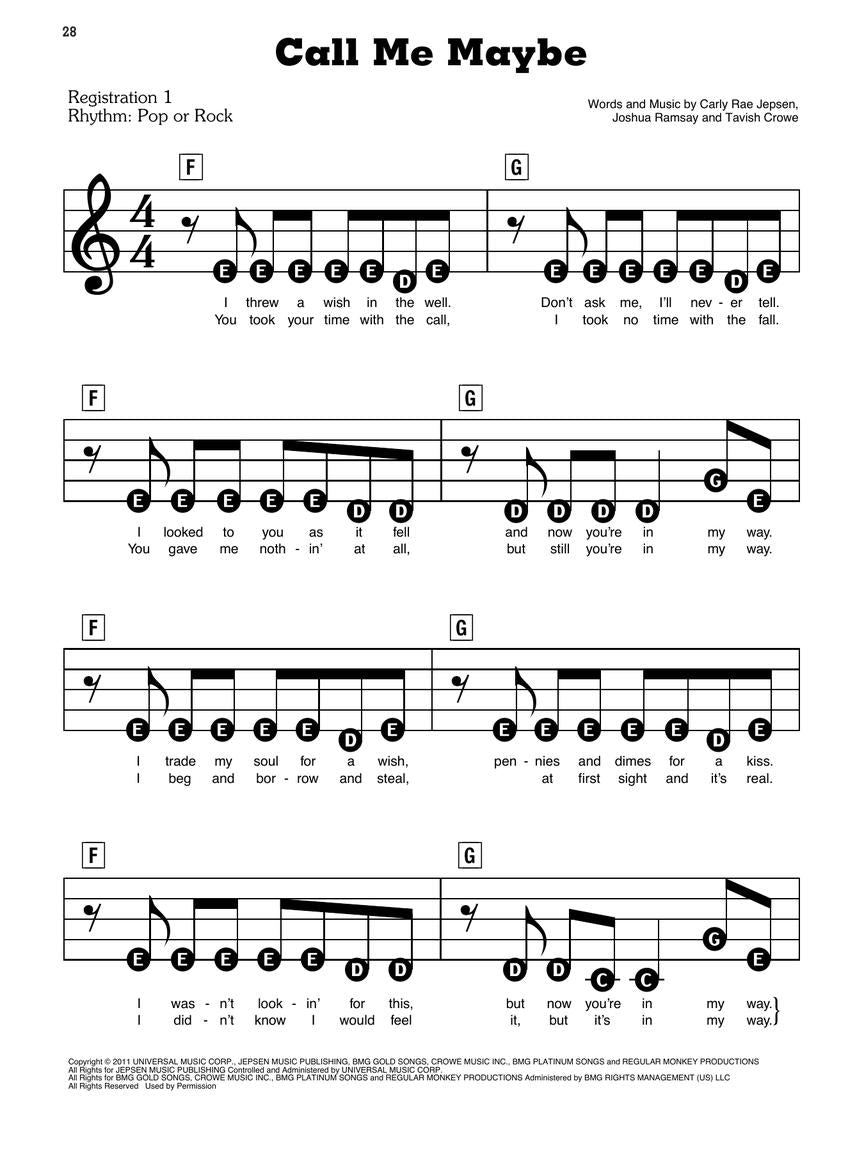 Songs of the 2010s: The New Decade Series – Updated Edition E-Z Play Today #371