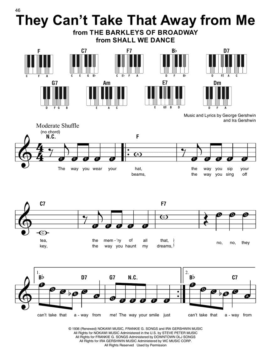 Gershwin: Super Easy Songbook Arranged for Piano