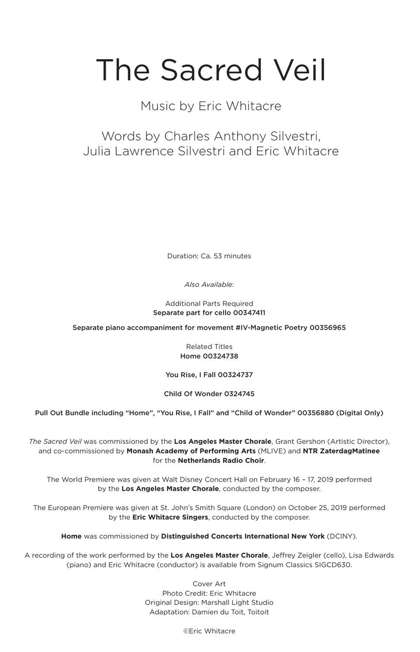 Whitacre The Sacred Veil SATB