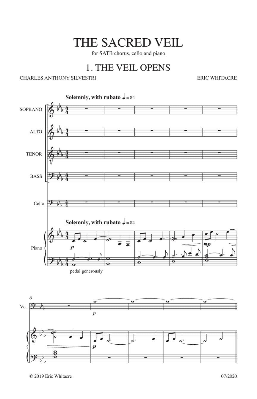 Whitacre The Sacred Veil SATB