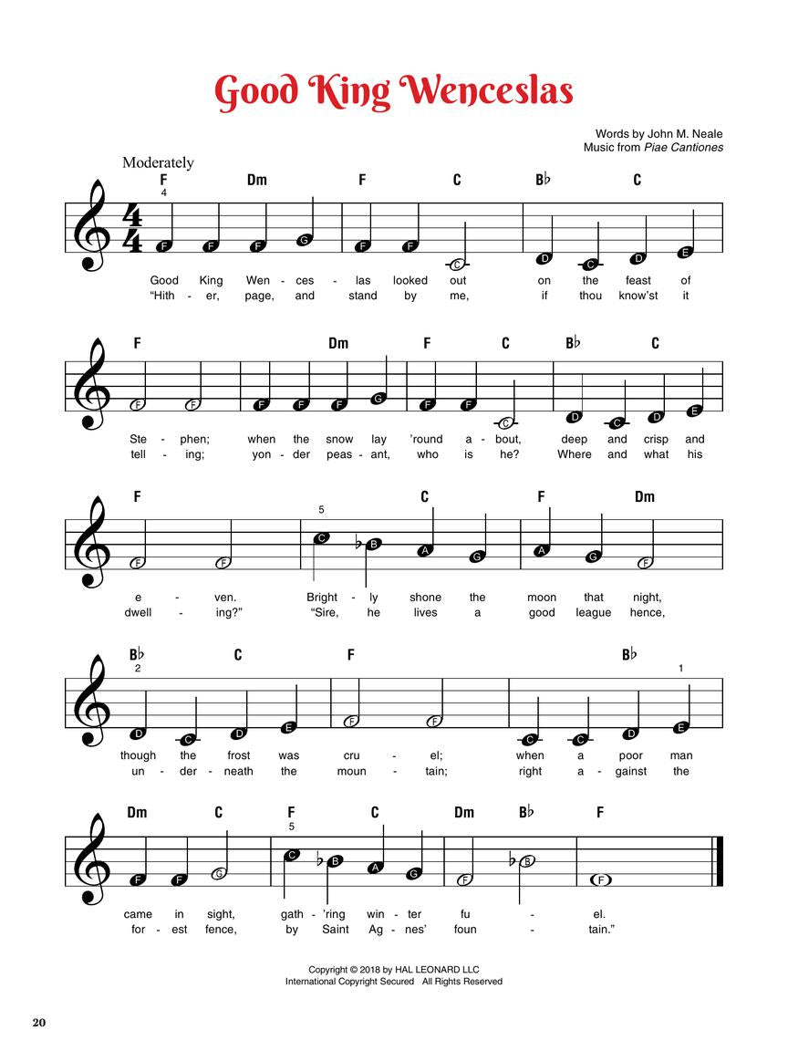 Christmas Carols Music Activity Book