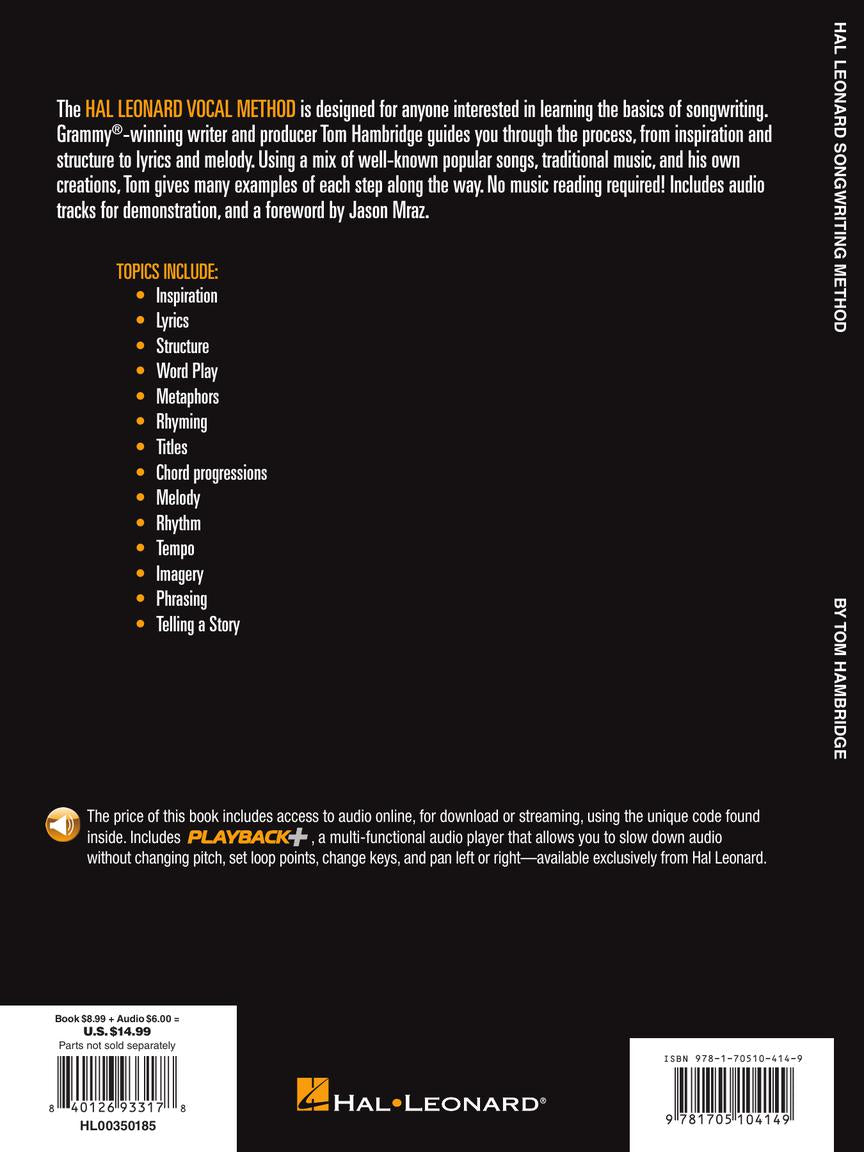 Hal Leonard Songwriting Method