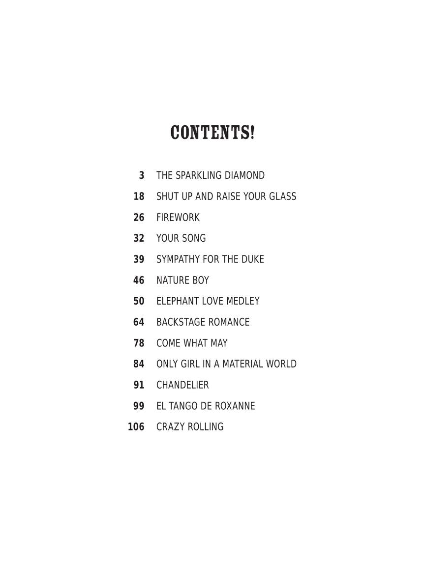 Moulin Rouge! The Musical Vocal Selections