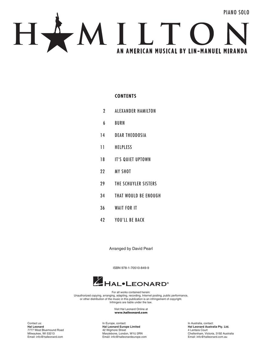 Miranda Hamilton An American Musical Piano Solo