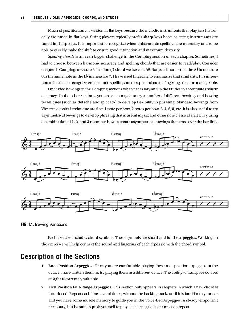 Berklee Violin Arpeggios, Chords, and Etudes