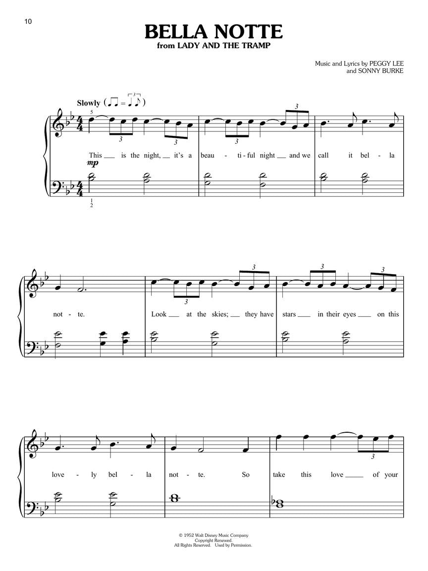 Simple Disney Songs The Easiest Easy Piano Songs