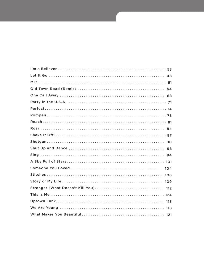 40 Pop Songs for Kids Really Easy Piano Series