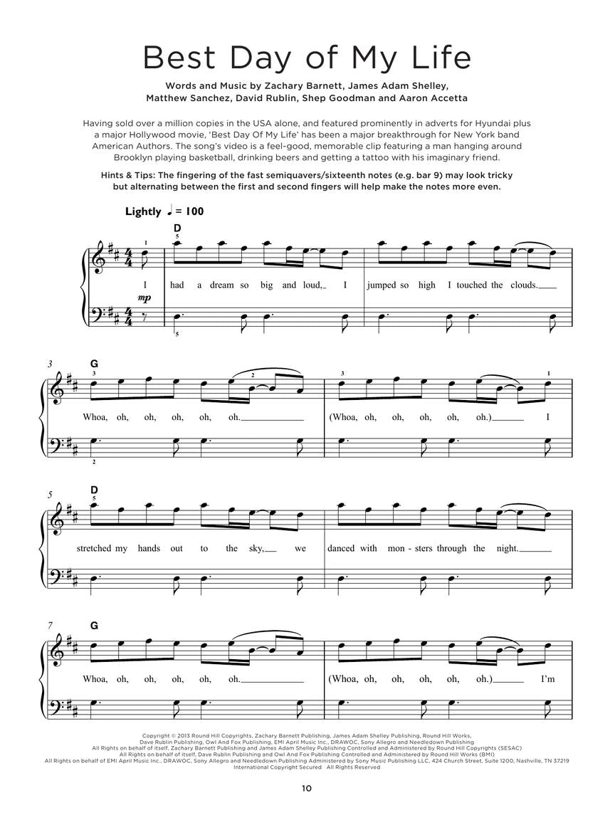 40 Pop Songs for Kids Really Easy Piano Series